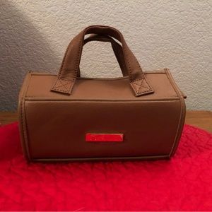 Leather (shell) Travel Bag for Makeup/Jewelry